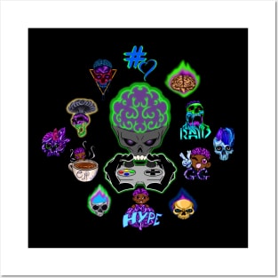 Hive Mind Emotes Posters and Art